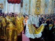 Laurits Tuxen Tuxen Wedding of Tsar Nicholas II oil painting artist